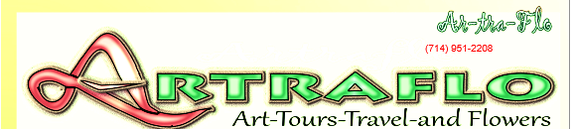 Artraflo = Art, Tours, Travel, and Flowers